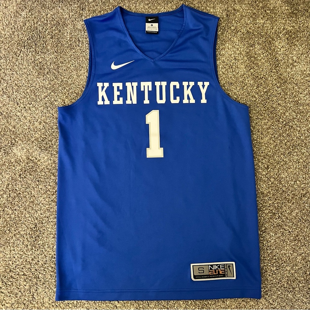 UK Kentucky Wildcats Devin Booker Nike Elite Blue Team Jersey NCAA